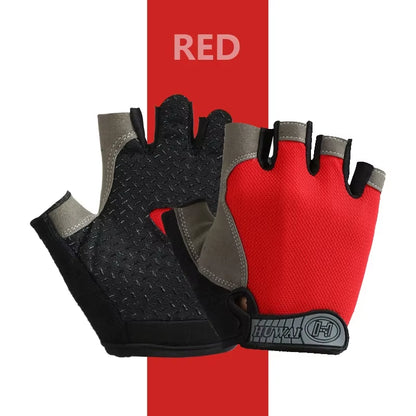 Gym Gloves Fitness Training Fingerless Men Women Bodybuilding Exercise Sports Gloves for Cycling Bicycle anti Slip Breathable