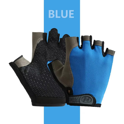 Gym Gloves Fitness Training Fingerless Men Women Bodybuilding Exercise Sports Gloves for Cycling Bicycle anti Slip Breathable